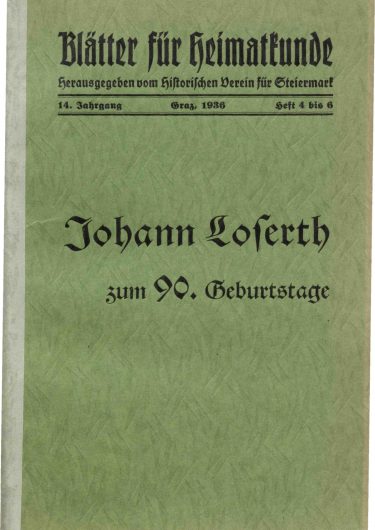 Blätter Jg14 Titelseite 375x530 - Jahrgang 14 (1936)